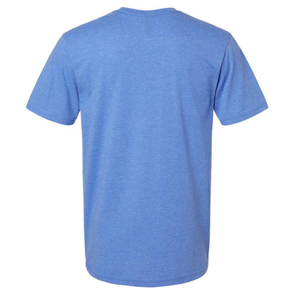 Heather Royal - Back - Gildan Mens SoftStyle Ringspun T-Shirt