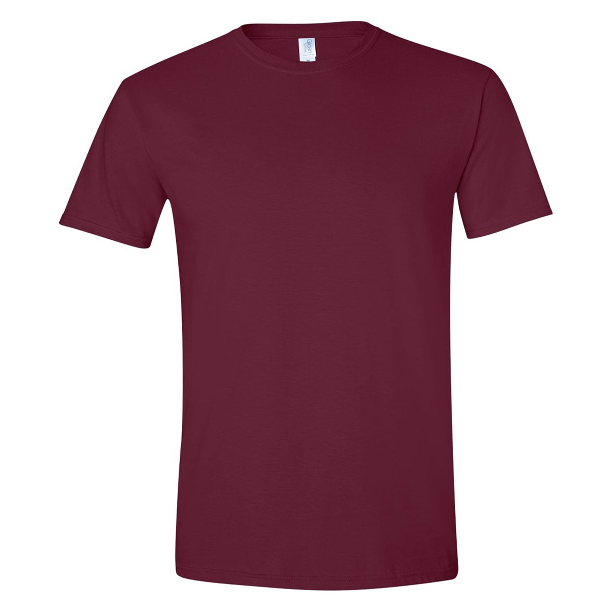 Maroon - Front - Gildan Mens SoftStyle Ringspun T-Shirt