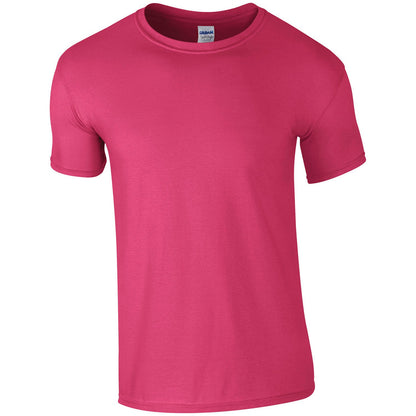 Carolina Blue - Front - Gildan Mens SoftStyle Ringspun T-Shirt