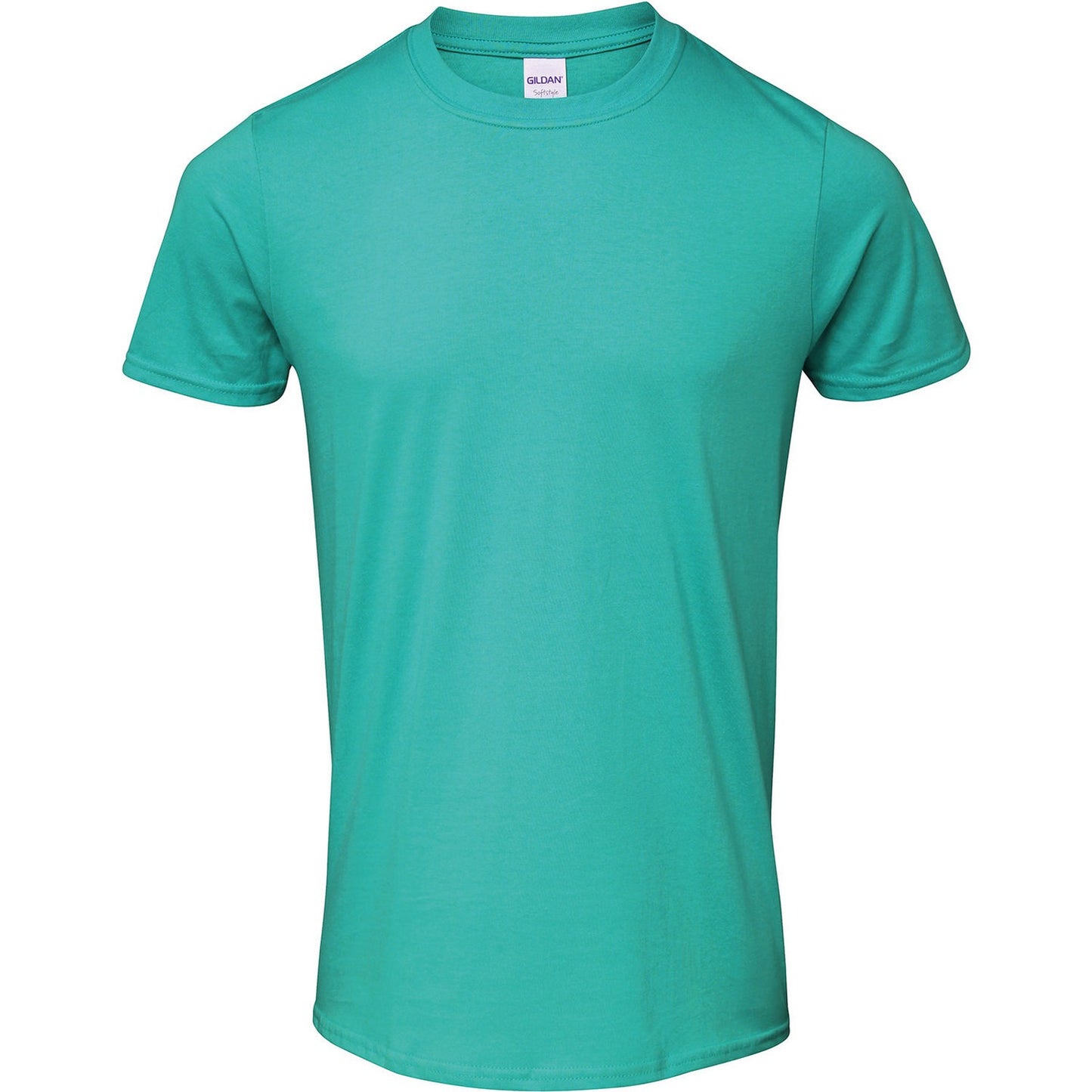 Dark Chocolate - Front - Gildan Mens SoftStyle Ringspun T-Shirt