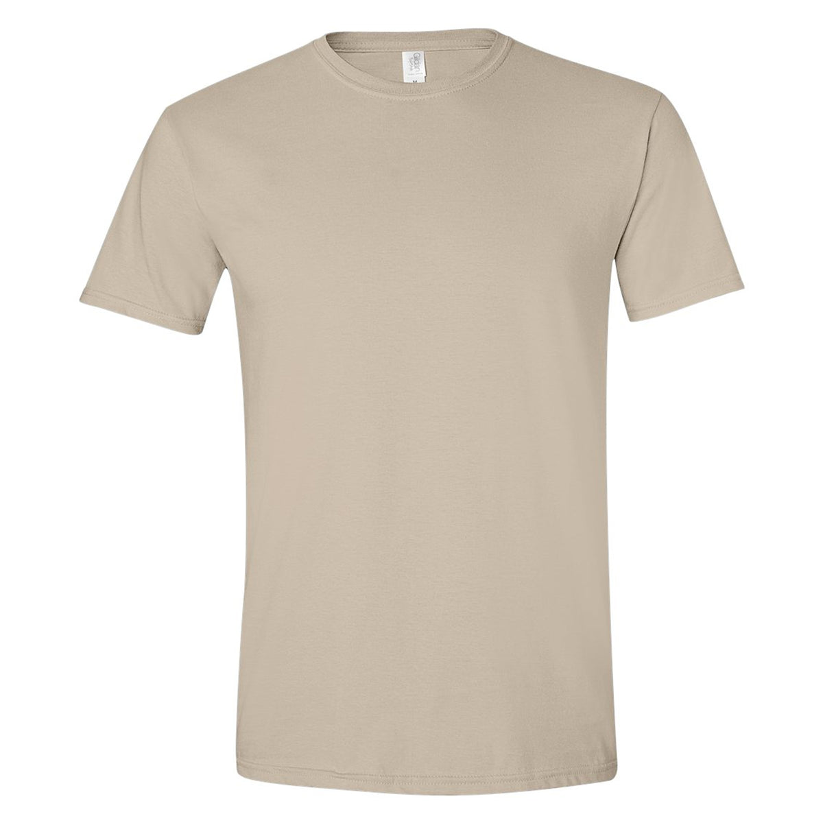Sand - Front - Gildan Mens SoftStyle Ringspun T-Shirt