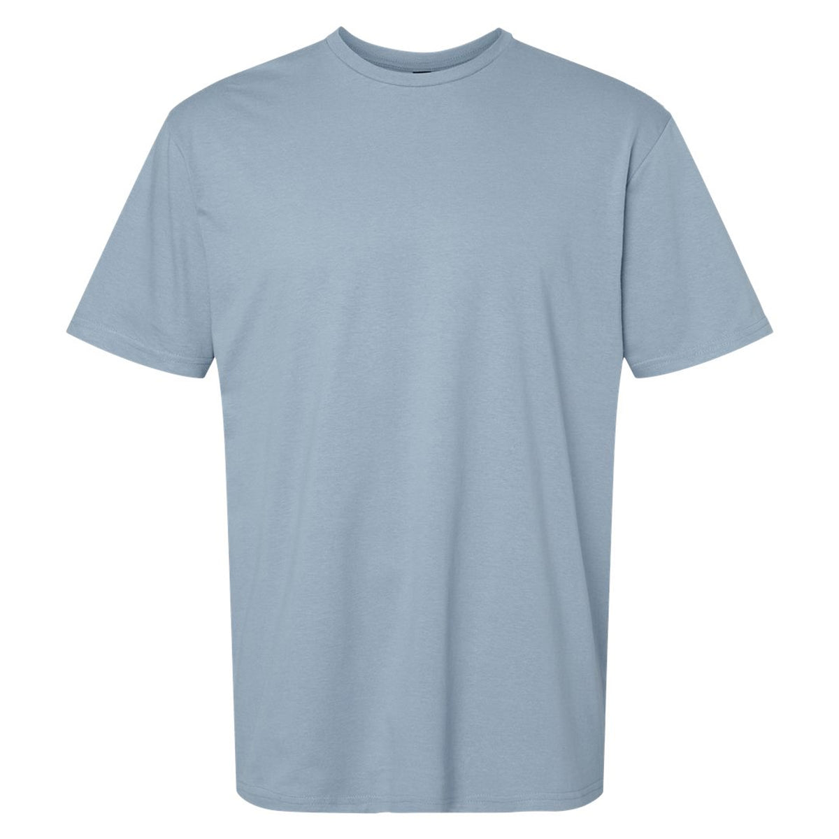 Stone Blue - Front - Gildan Mens SoftStyle Ringspun T-Shirt