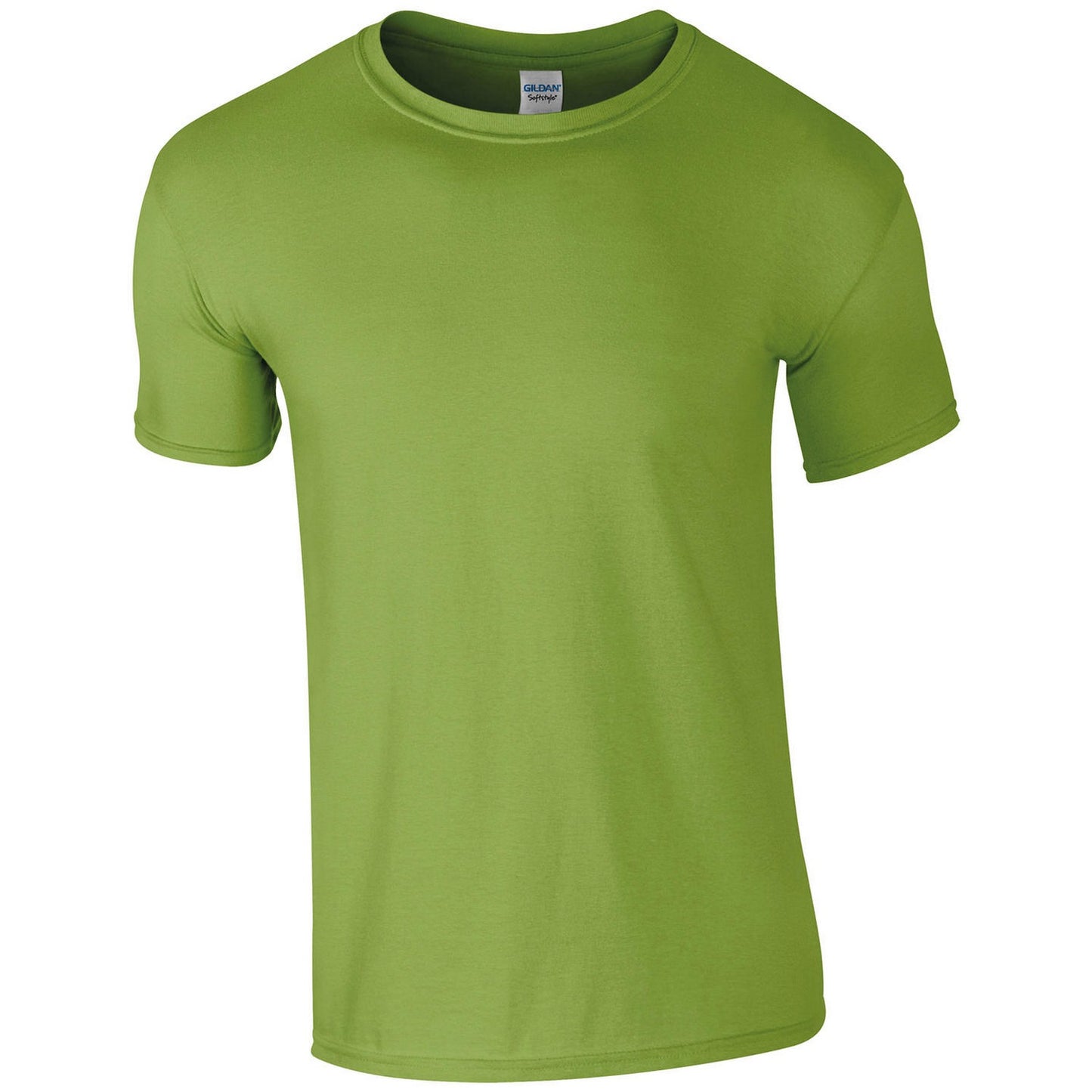 Forest Green - Front - Gildan Mens SoftStyle Ringspun T-Shirt