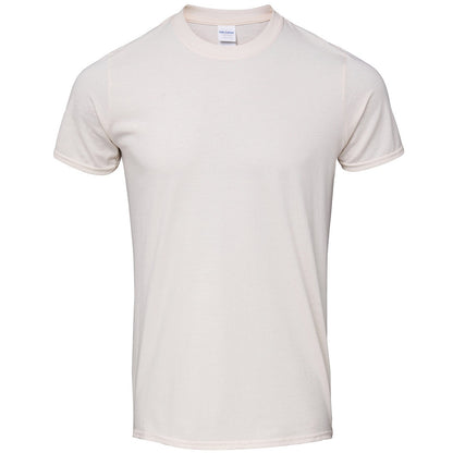 Heather Navy - Front - Gildan Mens SoftStyle Ringspun T-Shirt