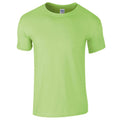 Mint - Front - Gildan Mens SoftStyle Ringspun T-Shirt