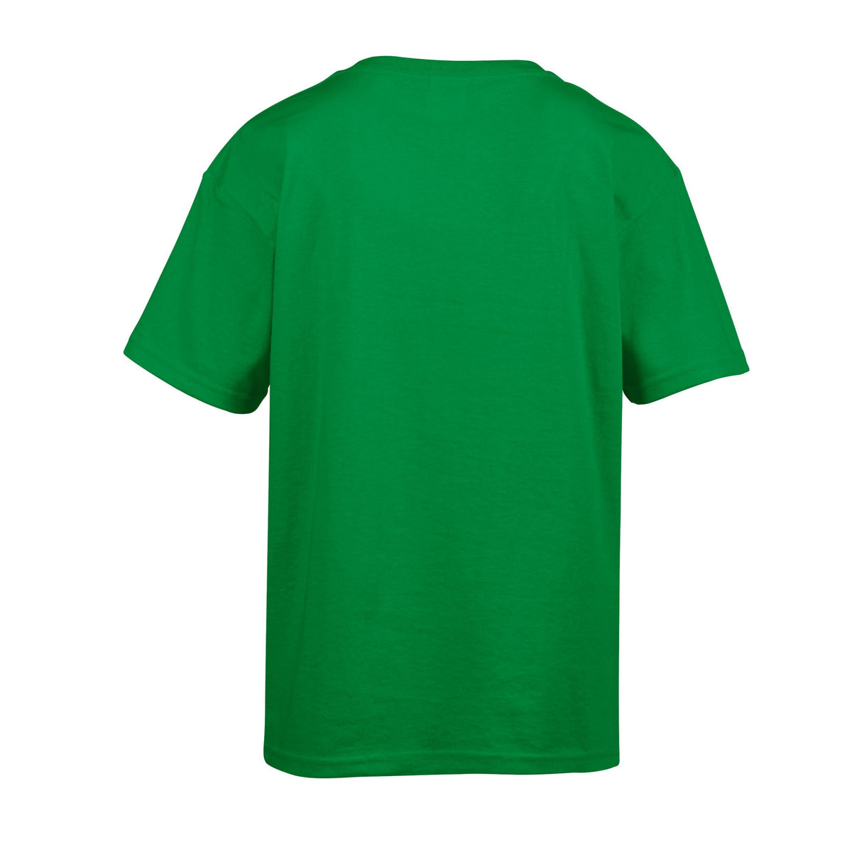 Irish Green - Back - Gildan Childens-Kids SoftStyle Ringspun T-Shirt