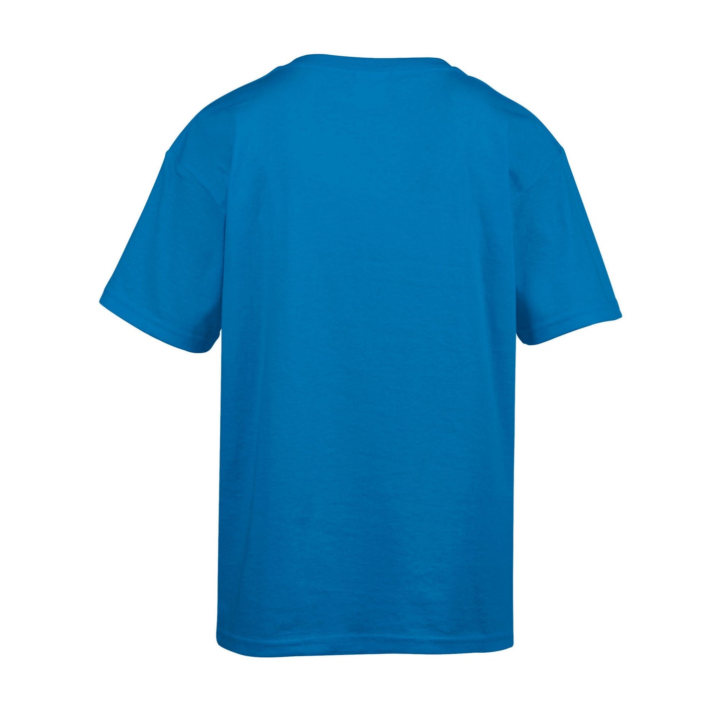 Sapphire Blue - Back - Gildan Childens-Kids SoftStyle Ringspun T-Shirt