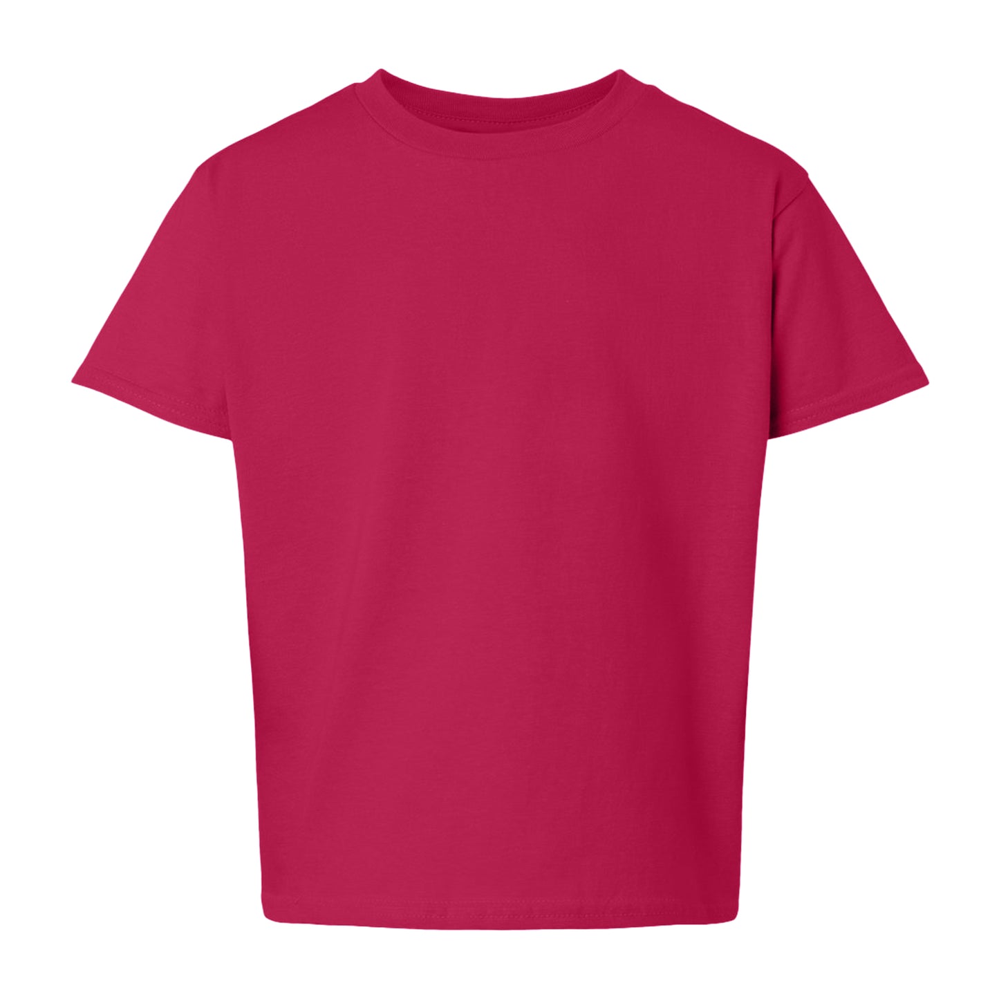 Cardinal Red - Back - Gildan Childens-Kids SoftStyle Ringspun T-Shirt