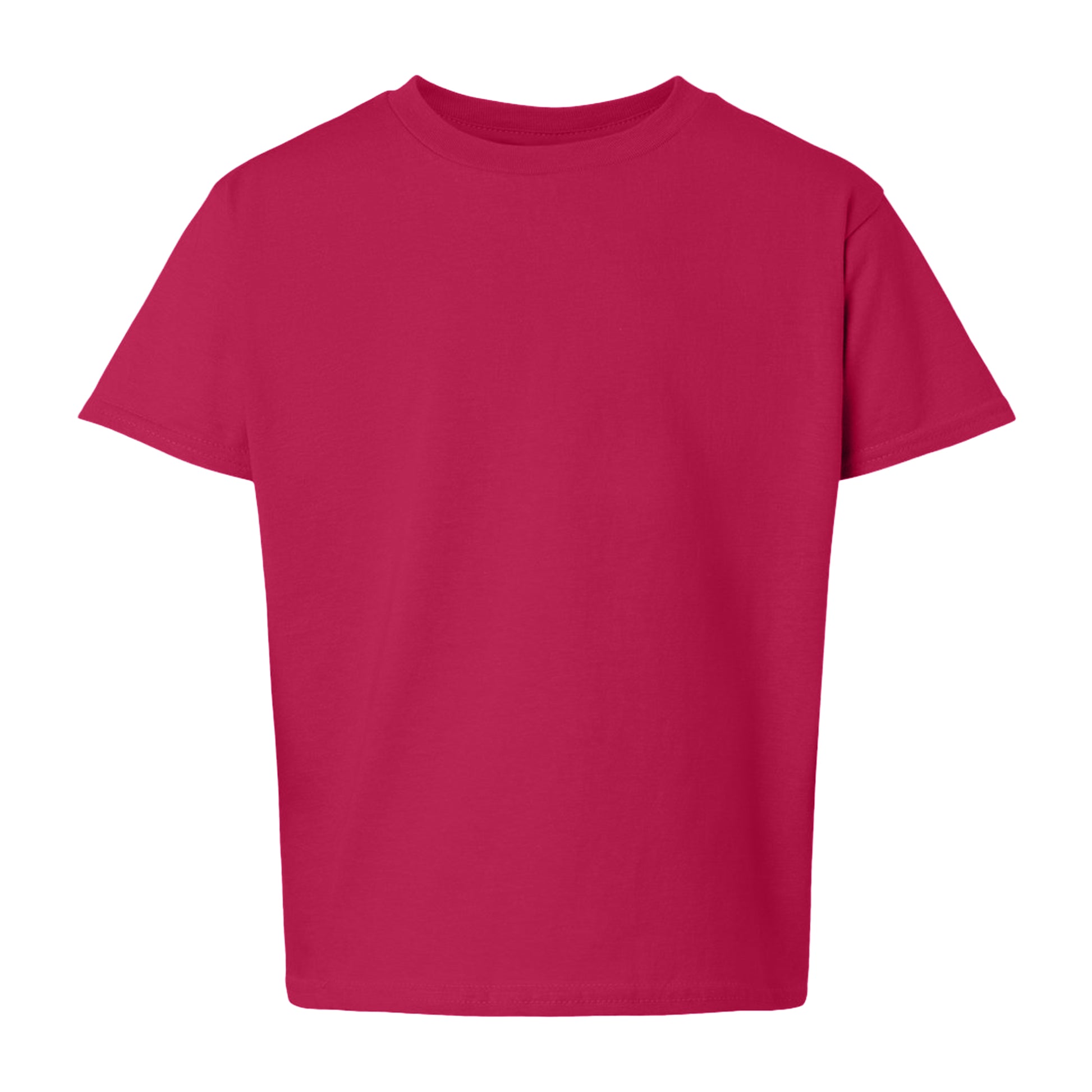 Cardinal Red - Back - Gildan Childens-Kids SoftStyle Ringspun T-Shirt
