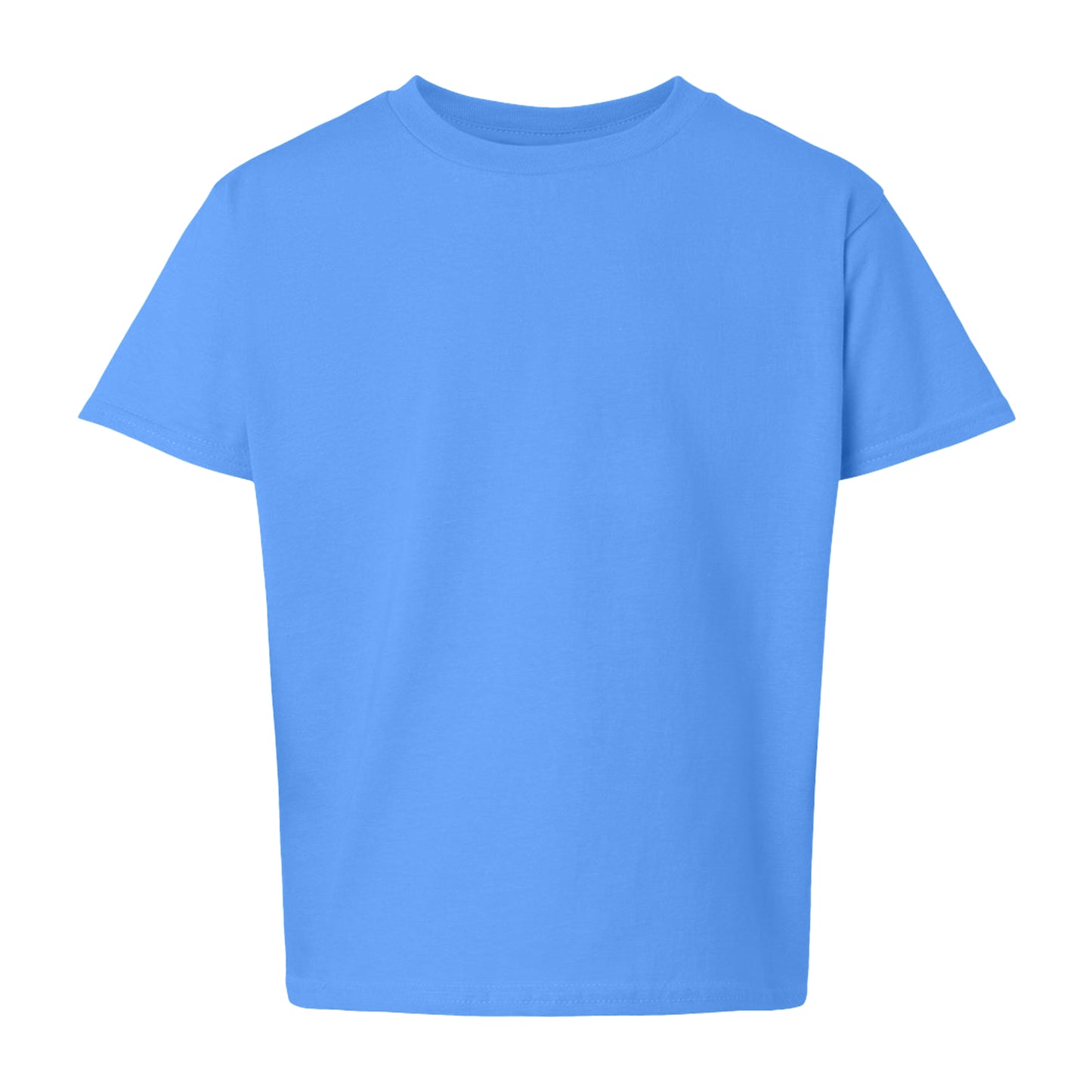 Carolina Blue - Back - Gildan Childens-Kids SoftStyle Ringspun T-Shirt