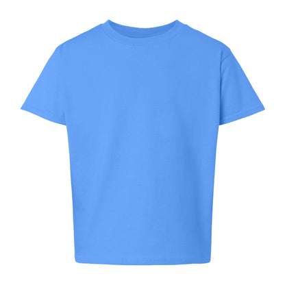 Carolina Blue - Back - Gildan Childens-Kids SoftStyle Ringspun T-Shirt