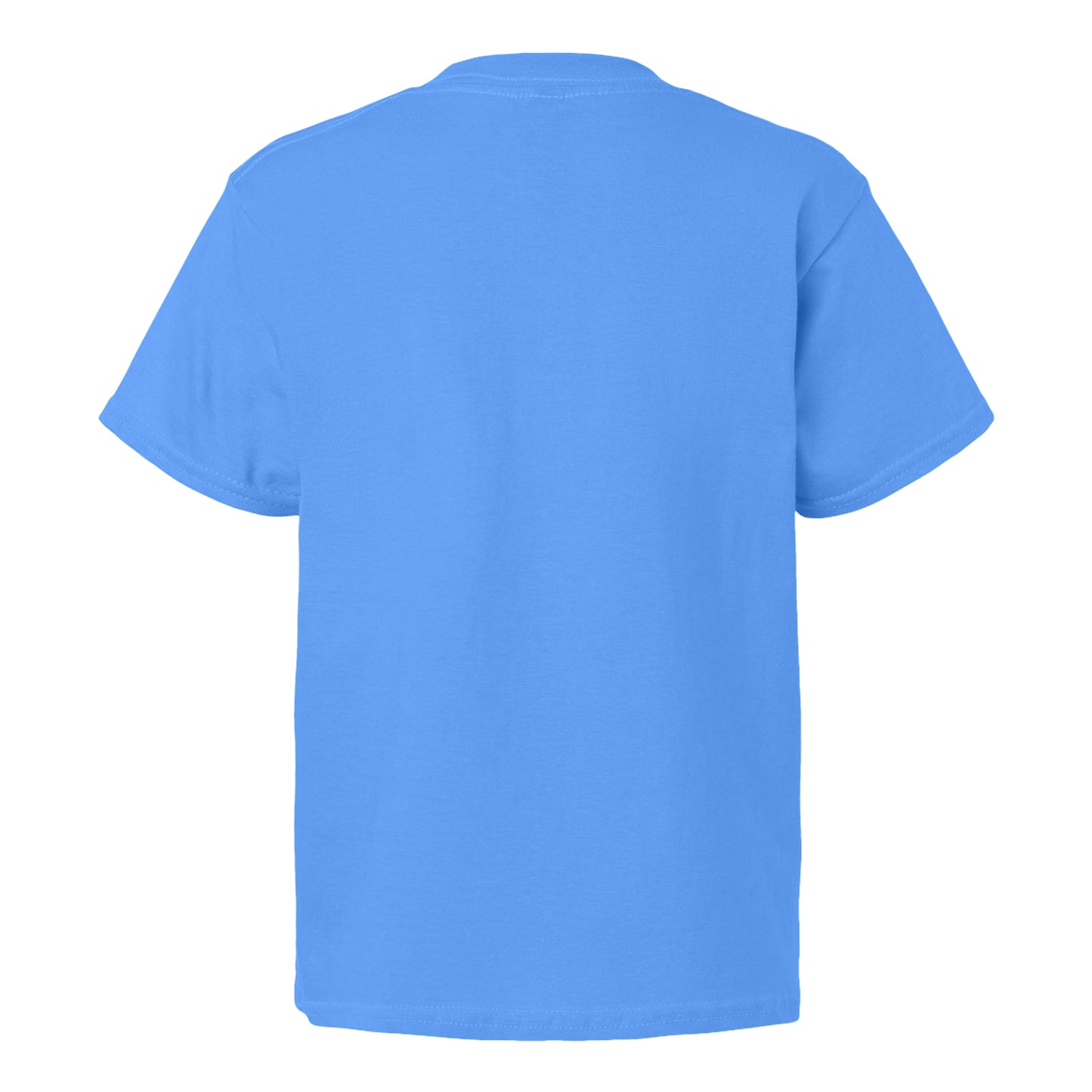 Carolina Blue - Side - Gildan Childens-Kids SoftStyle Ringspun T-Shirt