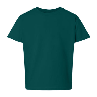 Fan Marine Green - Back - Gildan Childens-Kids SoftStyle Ringspun T-Shirt