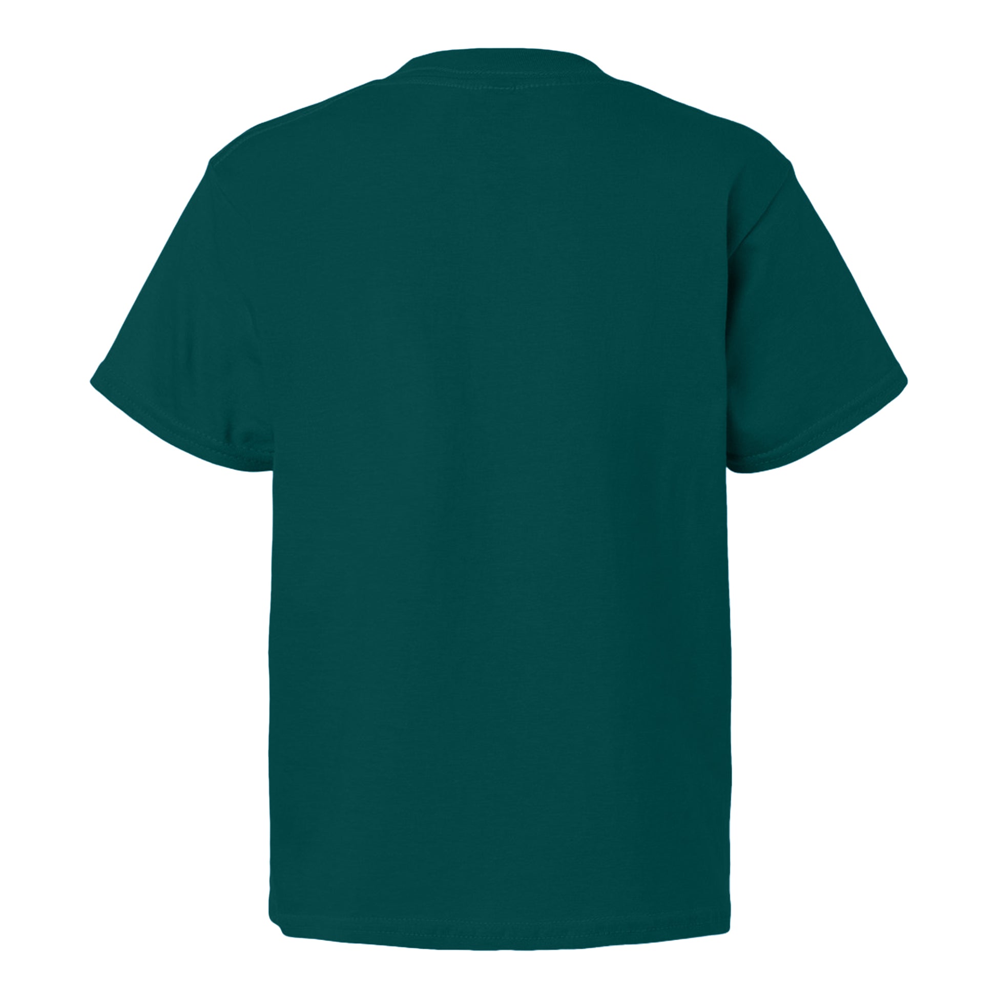 Fan Marine Green - Side - Gildan Childens-Kids SoftStyle Ringspun T-Shirt