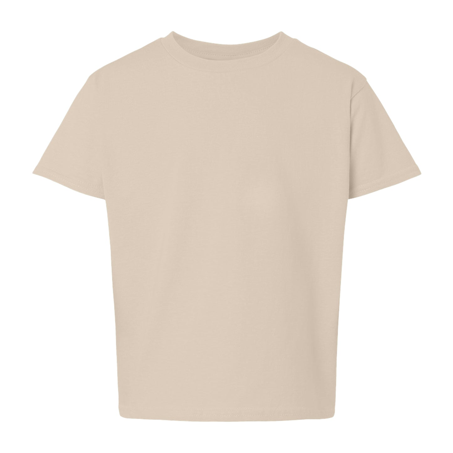 Sand - Back - Gildan Childens-Kids SoftStyle Ringspun T-Shirt