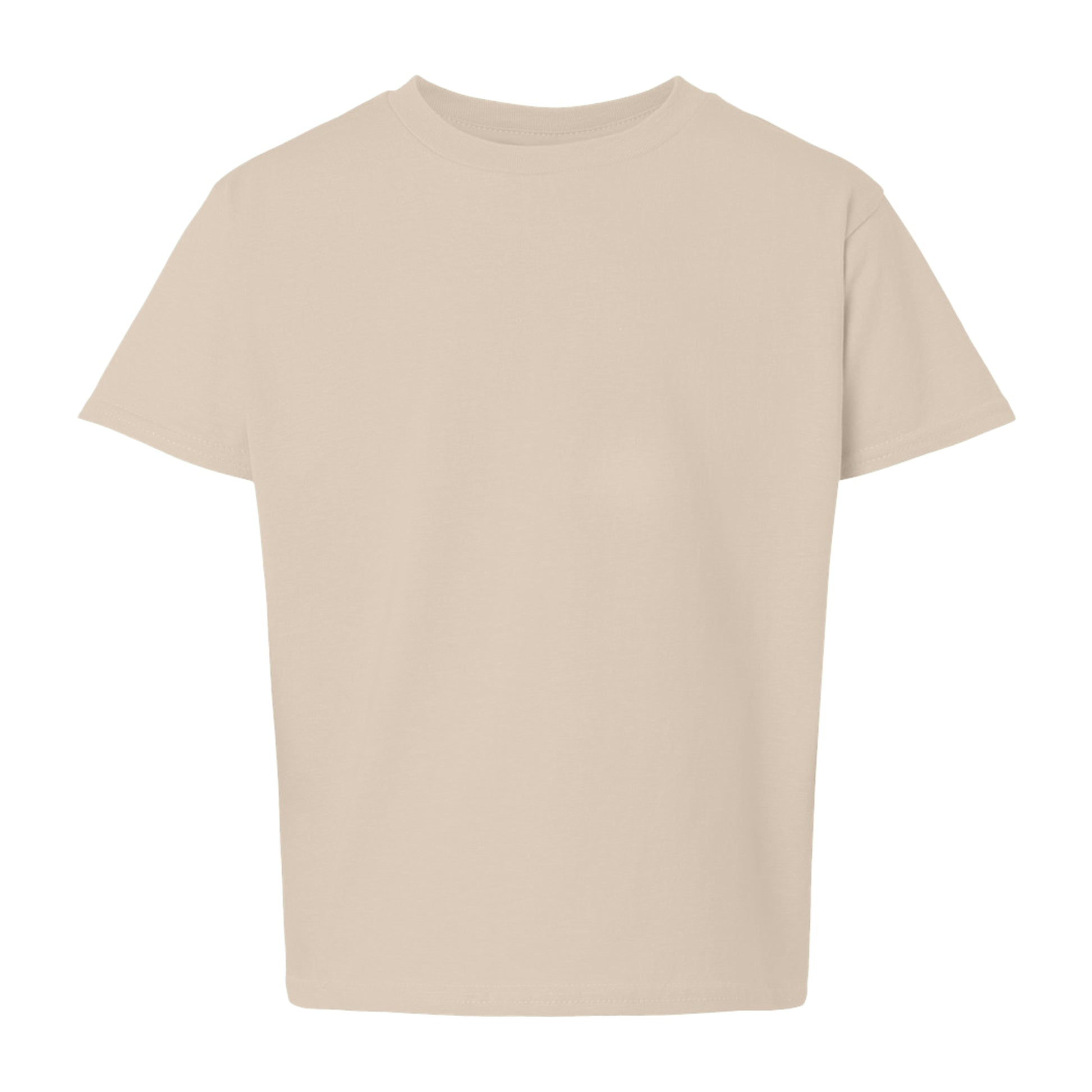 Sand - Back - Gildan Childens-Kids SoftStyle Ringspun T-Shirt