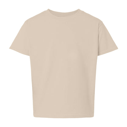 Sand - Back - Gildan Childens-Kids SoftStyle Ringspun T-Shirt