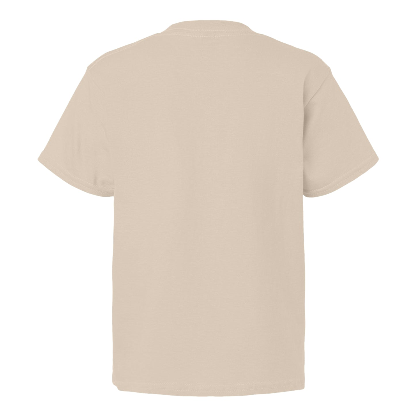 Sand - Side - Gildan Childens-Kids SoftStyle Ringspun T-Shirt