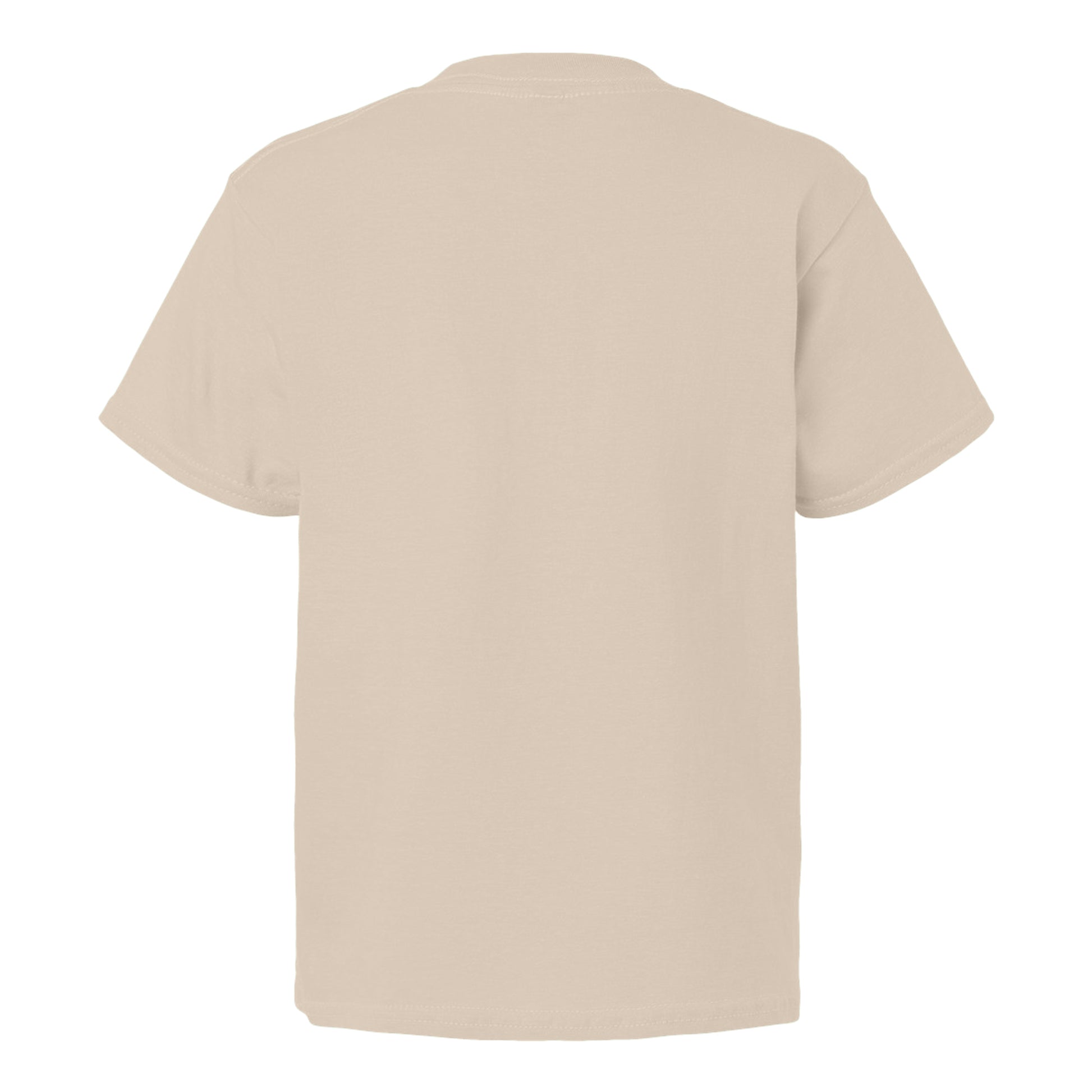 Sand - Side - Gildan Childens-Kids SoftStyle Ringspun T-Shirt
