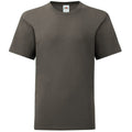 Light Graphite Grey - Front - Fruit Of The Loom Childrens-Kids Iconic T-Shirt