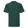 Forest Green - Back - Fruit Of The Loom Childrens-Kids Iconic T-Shirt