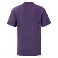 Heather Purple - Back - Fruit Of The Loom Childrens-Kids Iconic T-Shirt