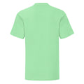 Neo Mint - Back - Fruit Of The Loom Childrens-Kids Iconic T-Shirt