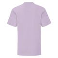 Soft Lavender - Back - Fruit Of The Loom Childrens-Kids Iconic T-Shirt