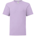 Soft Lavender - Side - Fruit Of The Loom Childrens-Kids Iconic T-Shirt