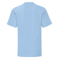 Sky Blue - Side - Fruit Of The Loom Childrens-Kids Iconic T-Shirt