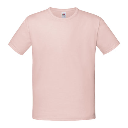 Powder Rose - Front - Fruit Of The Loom Childrens-Kids Iconic T-Shirt