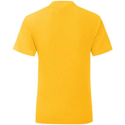 Sunflower Yellow - Side - Fruit Of The Loom Mens Iconic T-Shirt