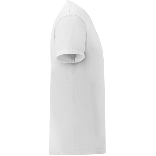 White - Side - Fruit Of The Loom Mens Iconic T-Shirt