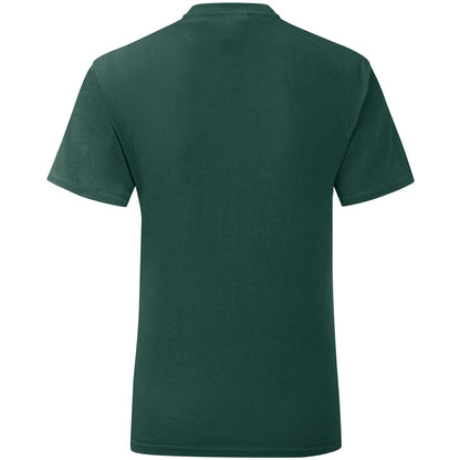 Forest Green - Back - Fruit Of The Loom Mens Iconic T-Shirt