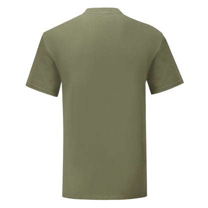 Classic Olive Green - Back - Fruit Of The Loom Mens Iconic T-Shirt