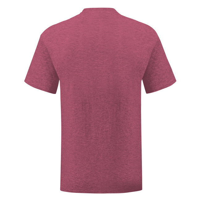 Heather Burgundy - Lifestyle - Fruit Of The Loom Mens Iconic T-Shirt