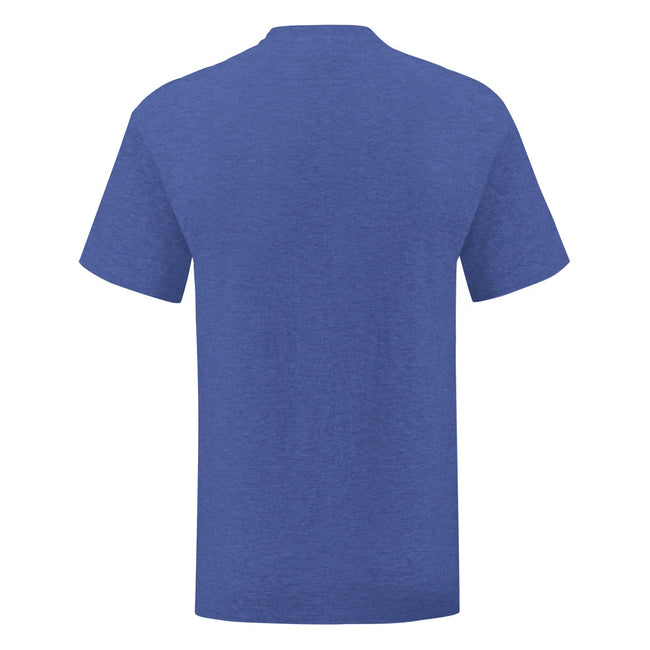 Heather Royal - Back - Fruit Of The Loom Mens Iconic T-Shirt