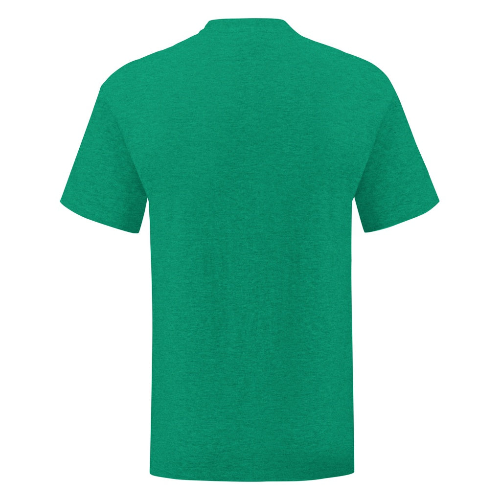 Heather Green - Side - Fruit Of The Loom Mens Iconic T-Shirt