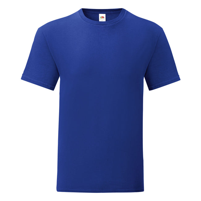 Cobalt Blue - Front - Fruit Of The Loom Mens Iconic T-Shirt