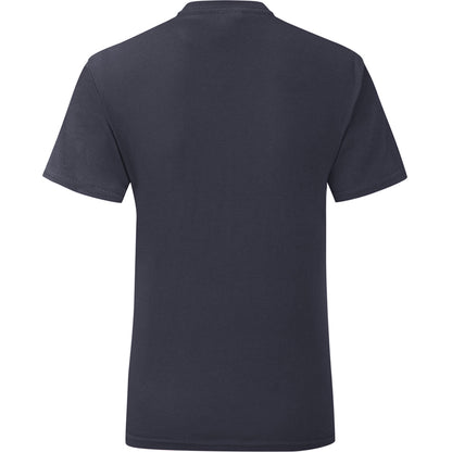 Deep Navy - Back - Fruit Of The Loom Mens Iconic T-Shirt