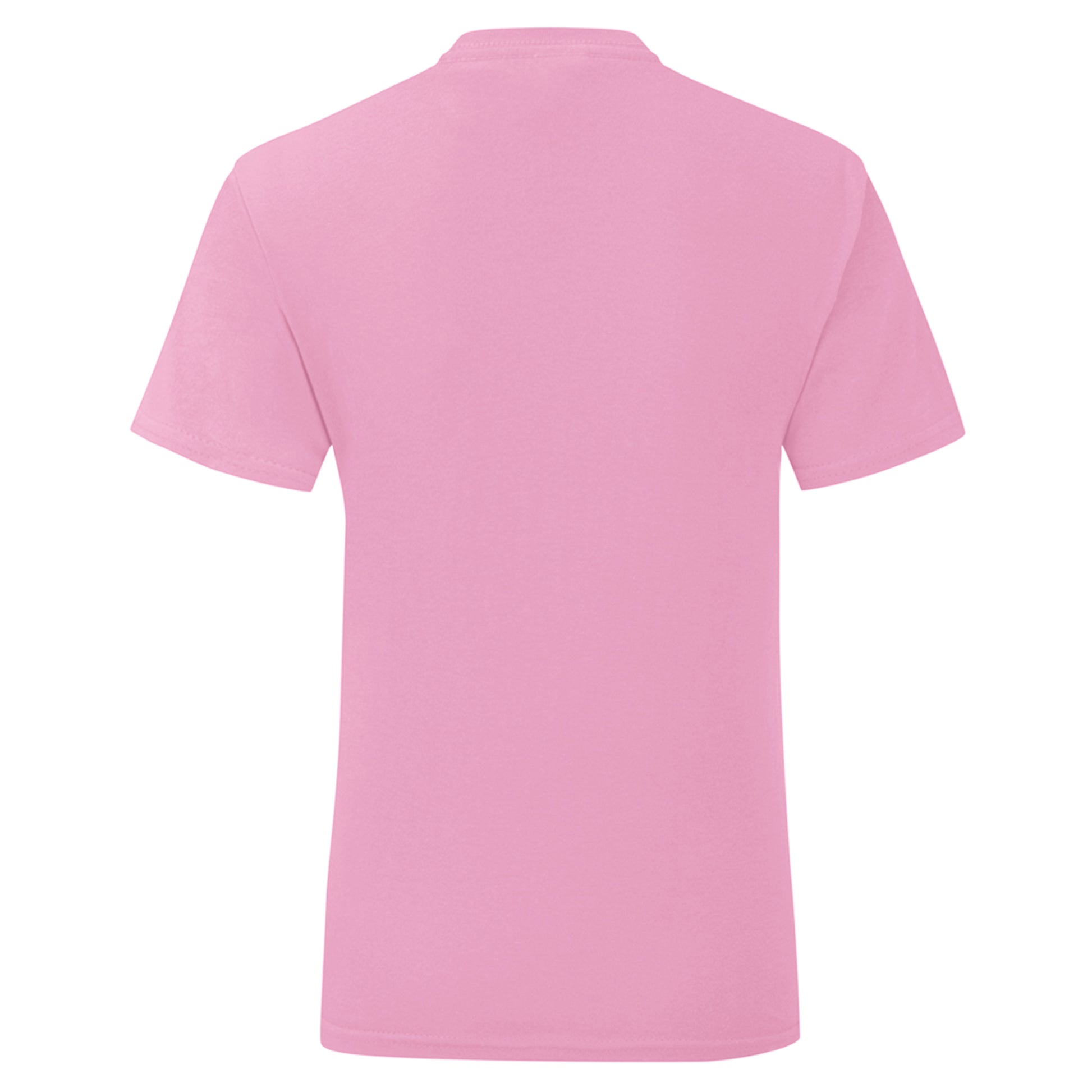 Powder Rose - Back - Fruit Of The Loom Mens Iconic T-Shirt