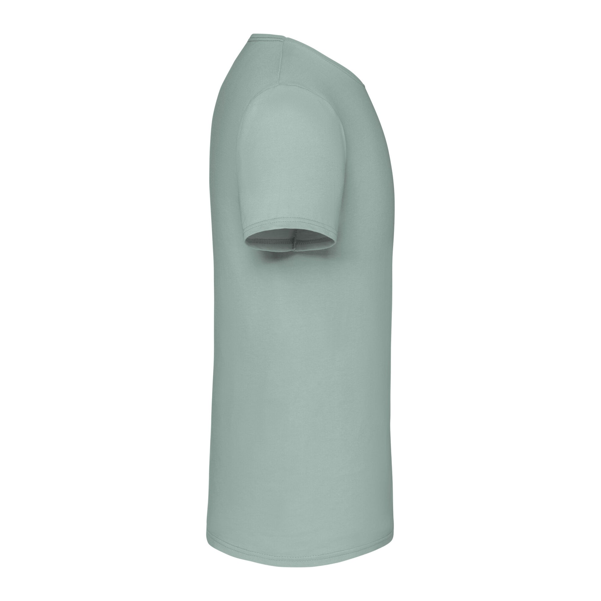 Sage - Side - Fruit Of The Loom Mens Iconic T-Shirt