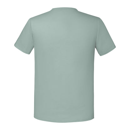 Sage - Back - Fruit Of The Loom Mens Iconic T-Shirt
