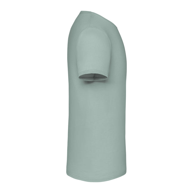 Sage - Side - Fruit Of The Loom Mens Iconic T-Shirt