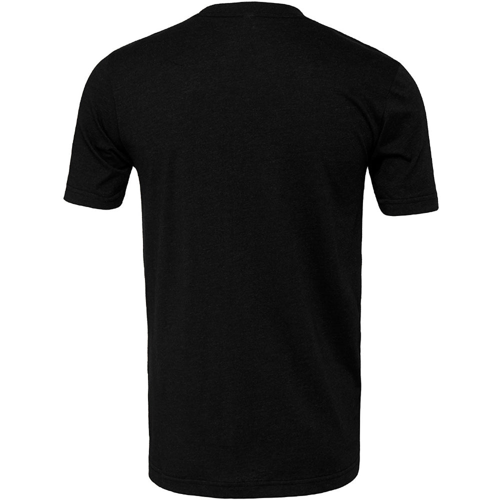 Black Heather - Back - Bella + Canvas Adults Unisex Heather CVC T-Shirt
