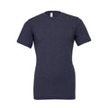 Heather Midnight Blue - Front - Bella + Canvas Adults Unisex Heather CVC T-Shirt
