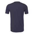 Heather Midnight Blue - Back - Bella + Canvas Adults Unisex Heather CVC T-Shirt