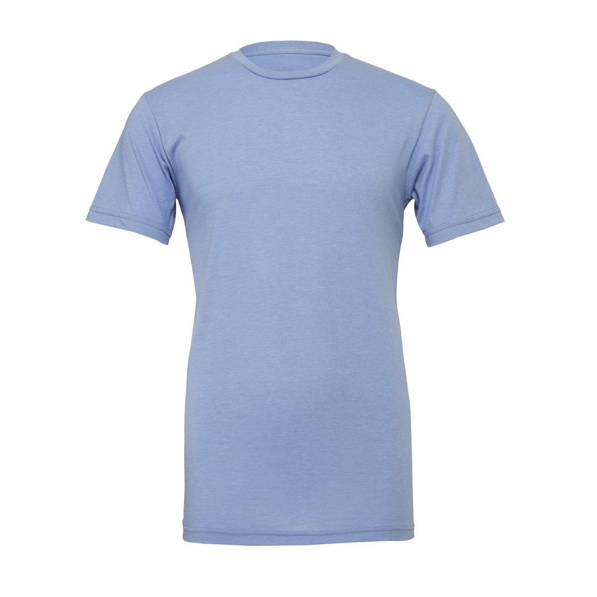 Heather Blue - Front - Bella + Canvas Adults Unisex Heather CVC T-Shirt