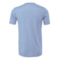 Heather Blue - Back - Bella + Canvas Adults Unisex Heather CVC T-Shirt