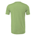 Heather Green - Back - Bella + Canvas Adults Unisex Heather CVC T-Shirt